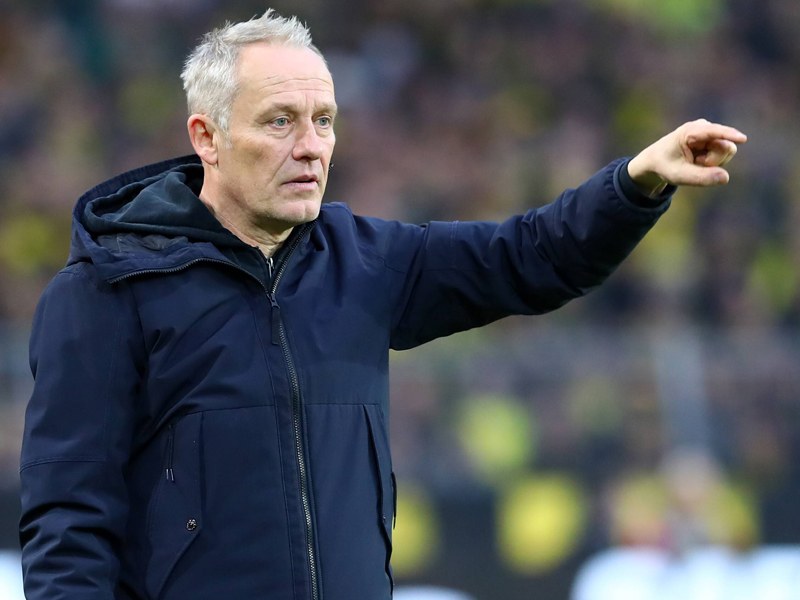 Hat personell wieder Alternativen: Freiburgs Trainer Christian Streich. 