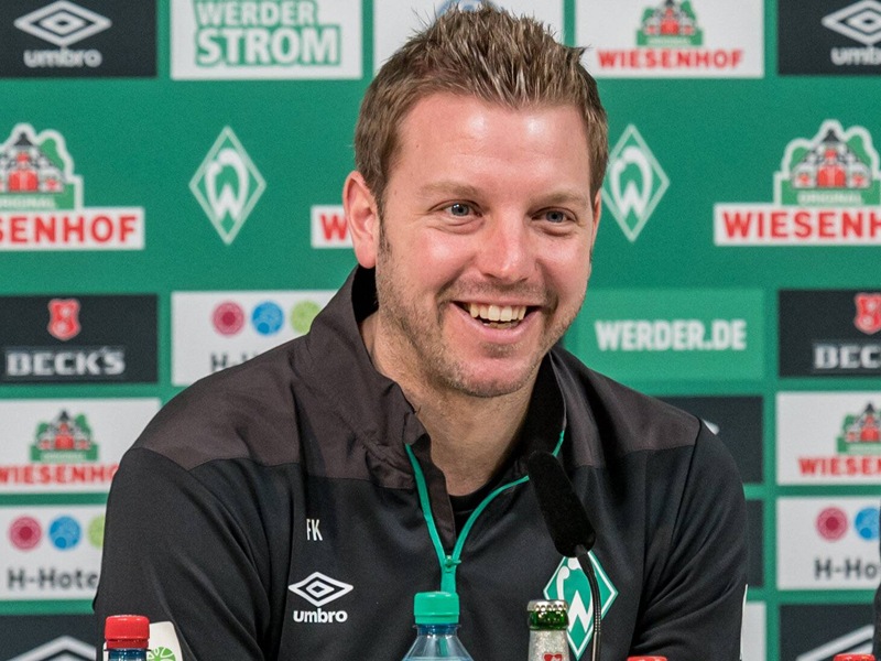 Verspr&#252;ht vor dem letzten Heimspiel des Jahres Optimismus: Werder-Coach Florian Kohfeldt.