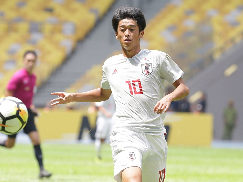 Im Fokus: Japans U-19-Nationalspieler Jun Nishikawa.