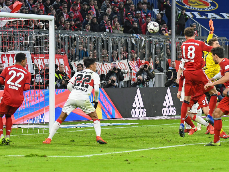 Goretzka besorgt das 3:1 - die Vorentscheidung f&#252;r den FC Bayern gegen Stuttgart.