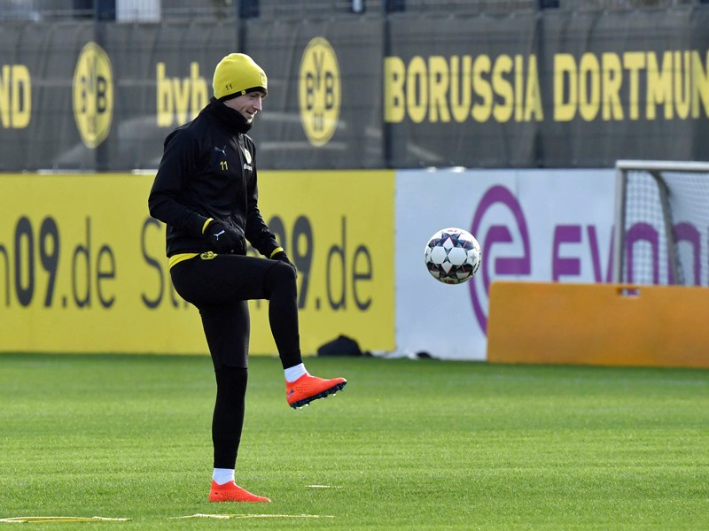 Gegen Hannover wieder am Ball: Dortmunds Anf&#252;hrer Marco Reus.