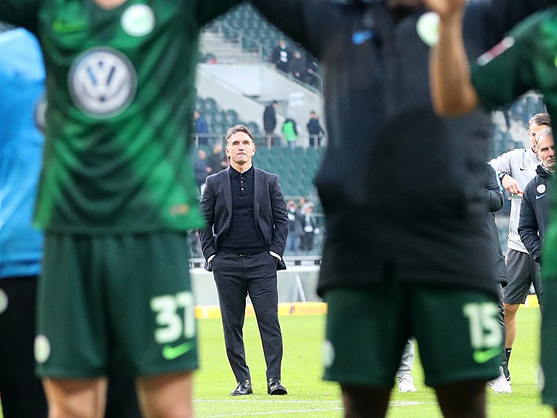 Die Tendenz geht in Richtung Trennung im Sommer: Wolfsburgs Trainer Bruno Labbadia.