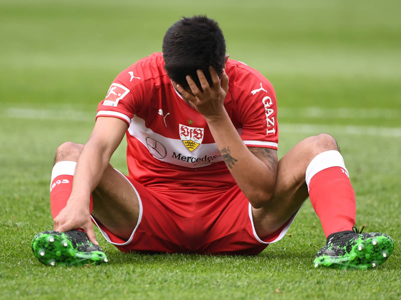 Nervensache Abstiegskampf - hier VfB-Angreifer Nicolas Gonzalez.