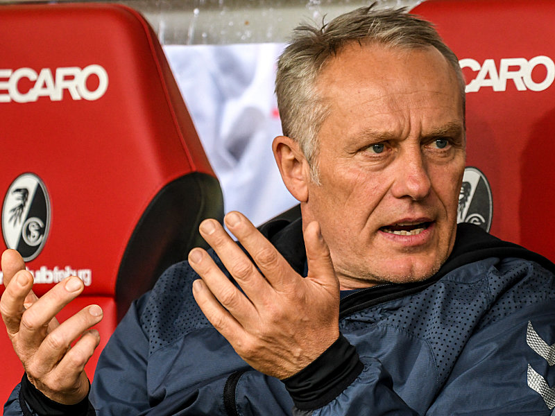Wartet mit seinem Team seit sieben Spielen auf einen Sieg: Freiburgs Trainer Christian Streich.