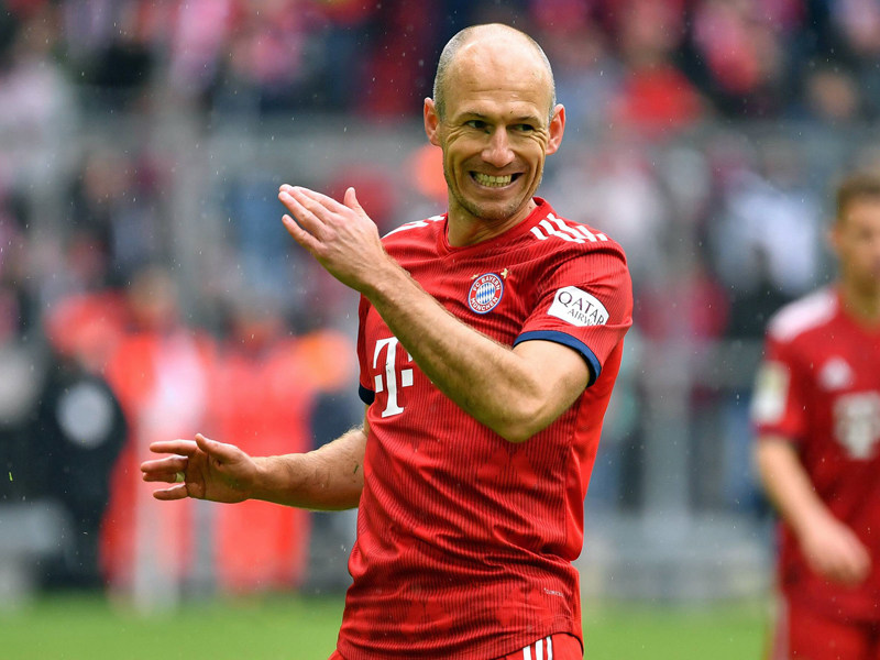 Bekommt er seine Chance in der Startelf? M&#252;nchens Arjen Robben ist hei&#223; auf den Ausklang in seiner letzten Bundesliga-Saison.