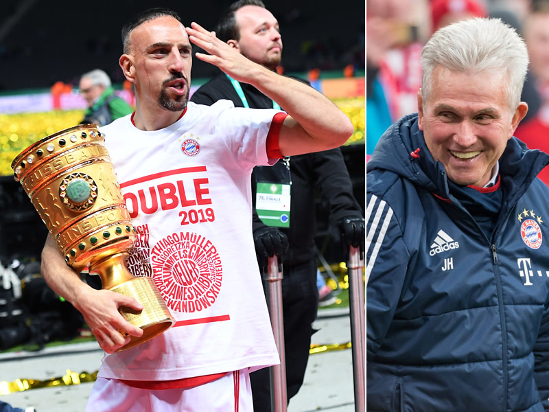 Arbeiteten jahrelang bei Bayern zusammen: Franck Ribery und Jupp Heynckes.