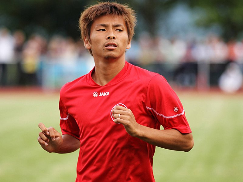 Trotz Sprachschwierigkeiten will er sich in der Bundesliga etablieren: Takashi Inui.