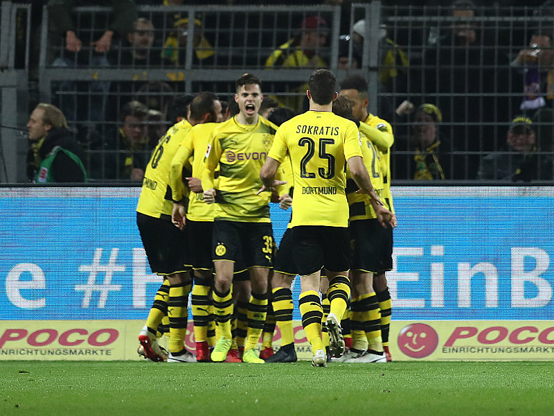 Dank eines sp&#228;ten Tores von Christian Pulisic gewann Borussia Dortmund mit 2:1 gegen die TSG.