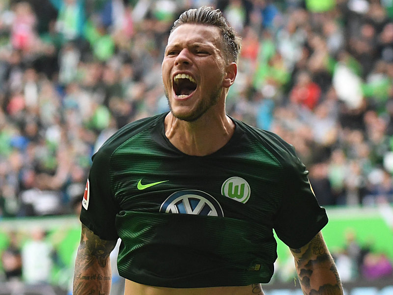 Pure Erleichterung: Wolfsburgs Joker Daniel Ginczek hatte im Duell mit Schalke das letzte Wort.