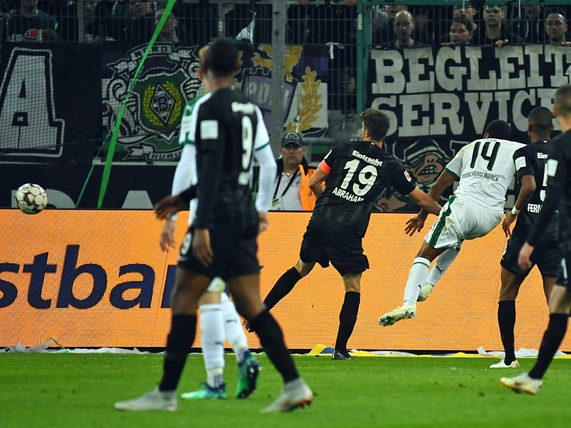 Sein erstes Tor im Borussia-Park leitete Gladbachs Sieg ein: Alassane Plea.