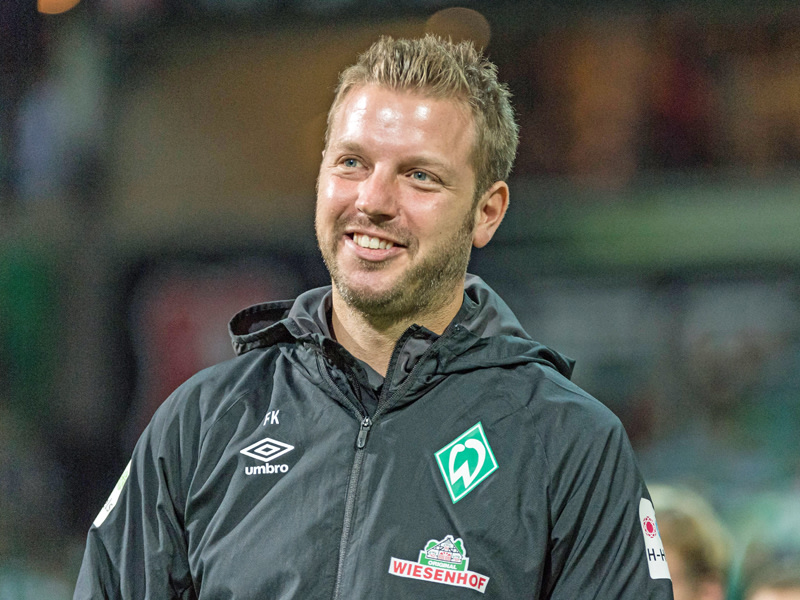Drei Punkte zum Ehrentag: Werder besiegte Wolfsburg mit 2:0 - und beschenkte Trainer Florian Kohfeldt.