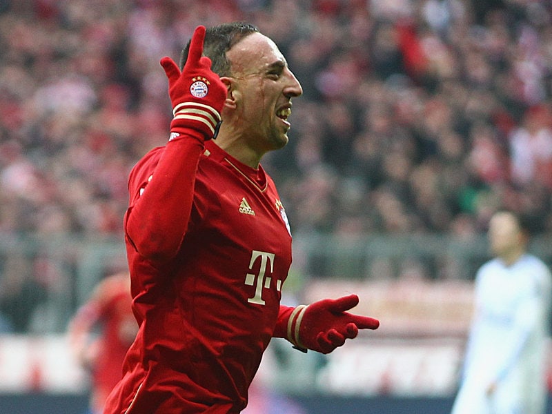 Er entschied das Duell gegen Schalke zugunsten des FCB: Franck Ribery.