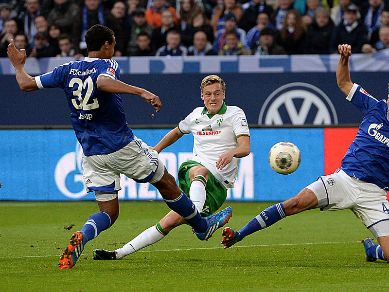 Bundesliga-Premiere: Felix Kroos erzielt gegen Schalke 04 sein erstes Bundesliga-Tor. 