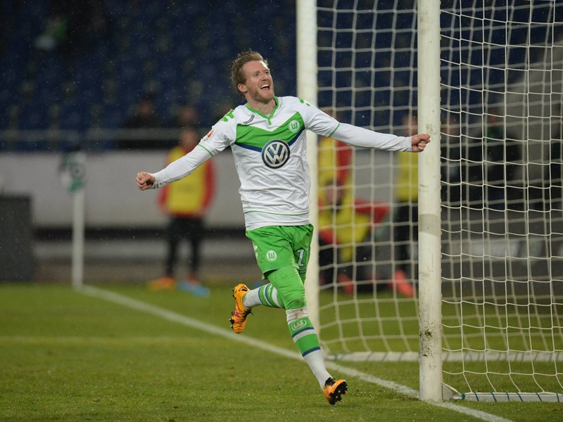 Mit drei Toren der Matchwinner in Hannover: Wolfsburgs Andr&#233; Sch&#252;rrle.