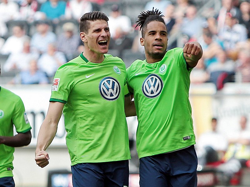 Wolfsburgs Torsch&#252;tzen: Mario Gomez (li.) und Daniel Didavi. 