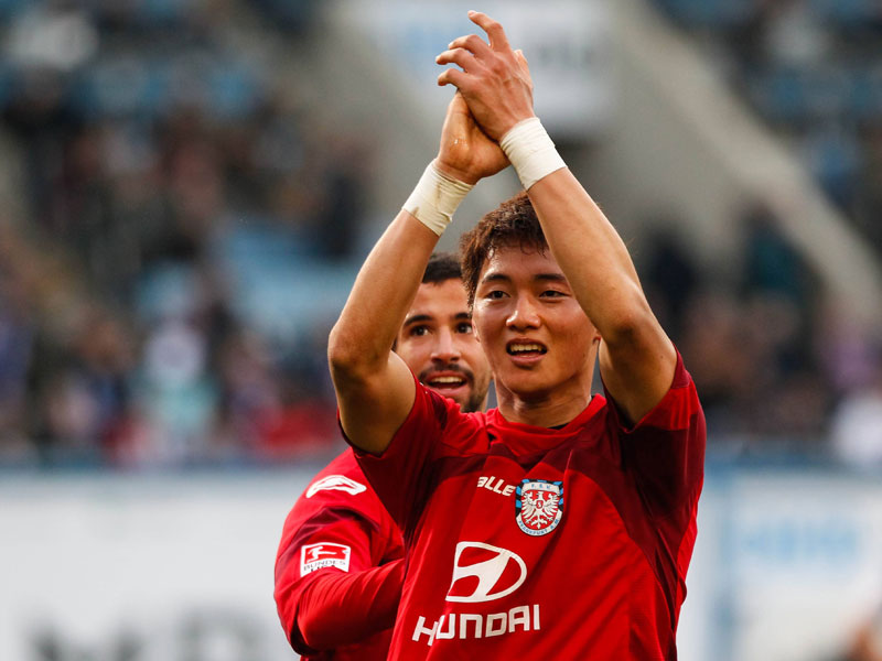 Erzielte seine ersten Tore in Liga zwei: Frankfurts Ju-Tae Yun.
