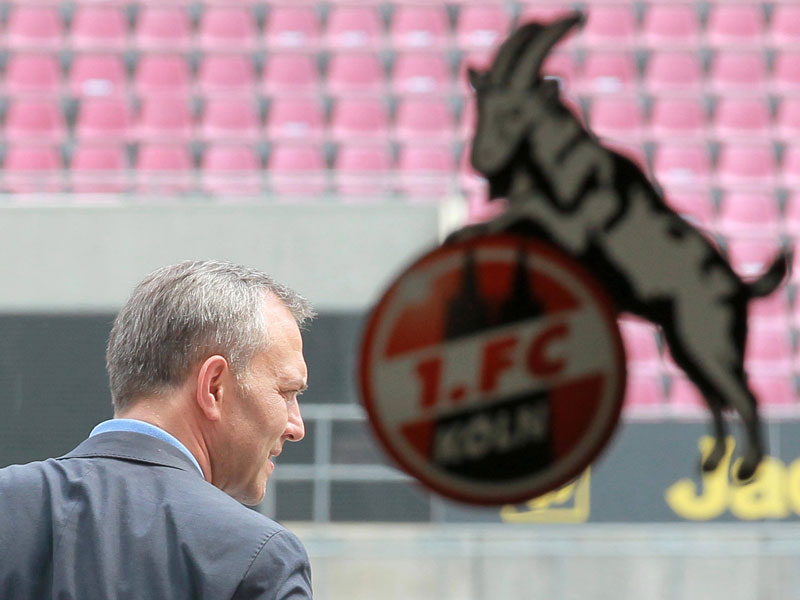 K&#252;ndigte harte Strafen an: FC-Boss Claus Horstmann.