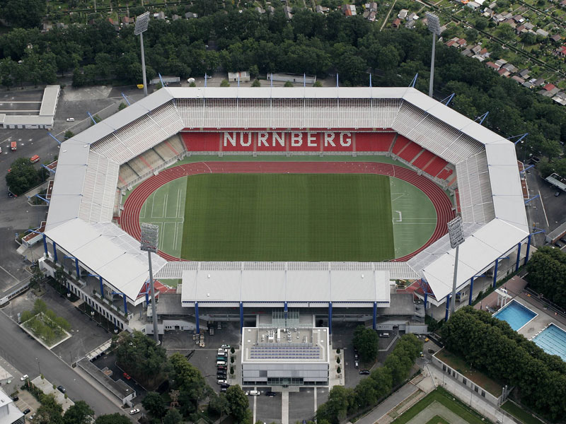 Das N&#252;rnberger Grundig-Stadion am Dutzendteich.