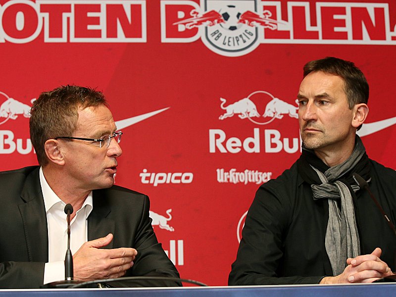 Ein Sieg gegen Braunschweig soll her, der Aufstieg kann noch warten: Ralf Rangnick und Achim Beierlorzer.