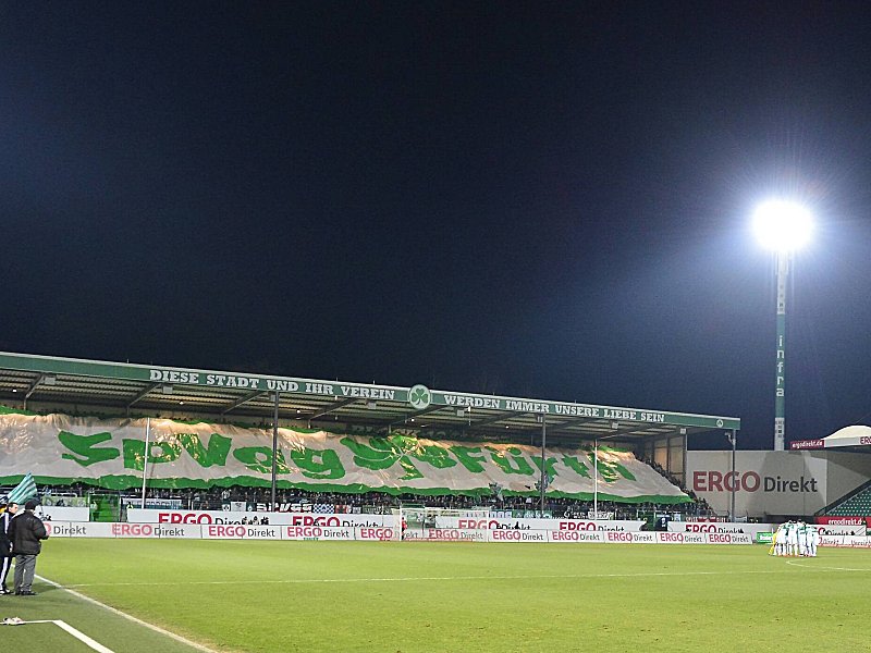 Das Stadion der SpVgg Greuther F&#252;rth soll im neuen Glanz erstrahlen.