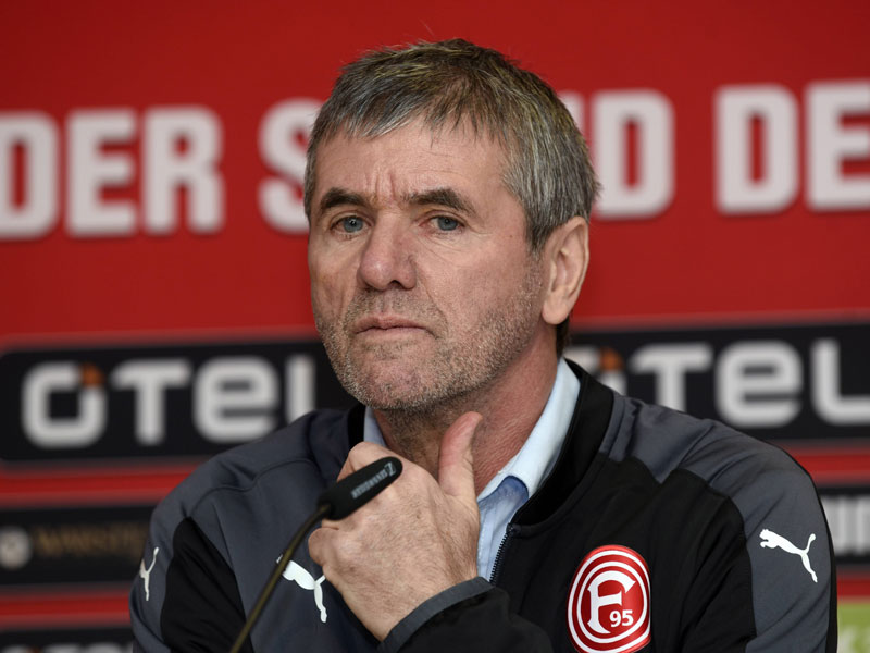 Steht gegen Kaiserslautern vor seinem Deb&#252;t als Cheftrainer von F95: Friedhelm Funkel.