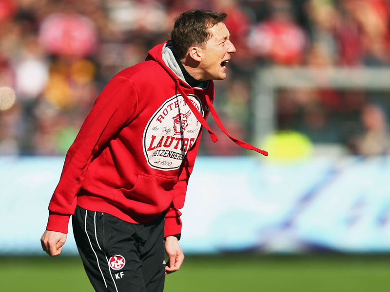 Ist mit der Arbeit in der L&#228;nderspielpause nicht unzufrieden: FCK-Coach Konrad F&#252;nfst&#252;ck.