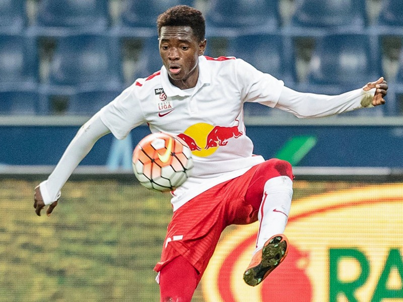 David Atanga wird f&#252;r ein Jahr von Red Bull Salzburg an den 1. FC Heidenheim verliehen.