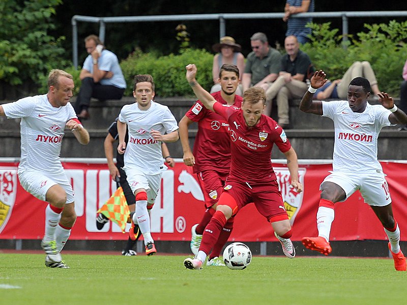 Nur 45 Minuten im Einsatz: VfB-Torsch&#252;tze Alexandru Maxim.