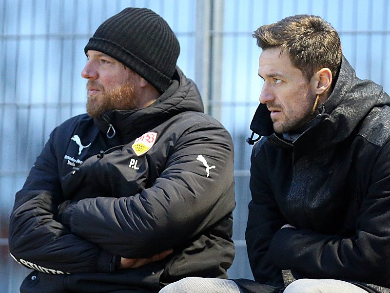 Man kennt sich gut: Sportpsychologe Philipp Laux (links) und VfB-Kapit&#228;n Christian Gentner.