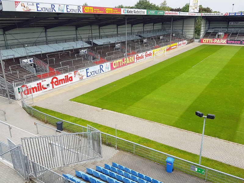 Keine Statikm&#228;ngel: Das Kieler Holstein-Stadion.