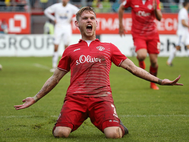 Jubelt ab Sommer f&#252;r Sandhausen: Felix M&#252;ller.