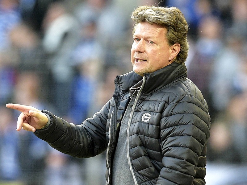 Peilt den ersten Ausw&#228;rtssieg an: Bielefelds Cheftrainer Jeff Saibene. 