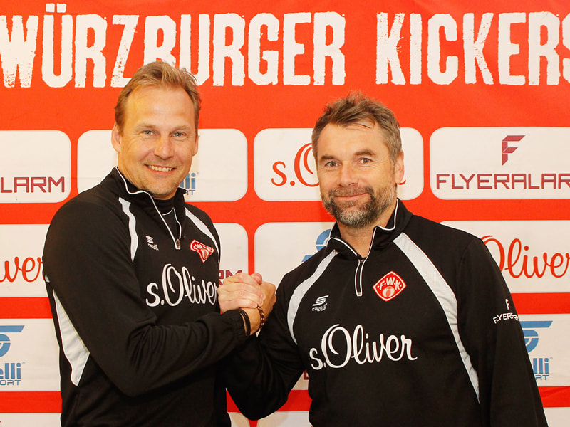 Wieder vereint: Martin Pieckenhagen und Bernd Hollerbach.
