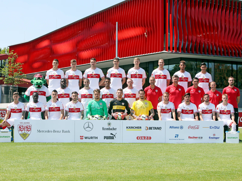 Teures Personal: Das VfB-Mannschaftsfoto vom 19. Juli 2018.