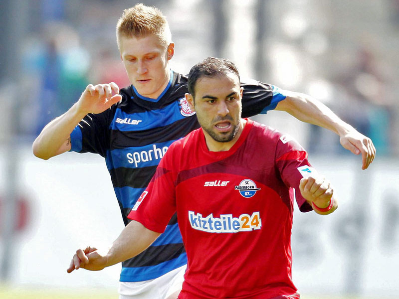 Doppelpacker: Paderborns Mahir Saglik erzielte in Frankfurt zwei Tore.