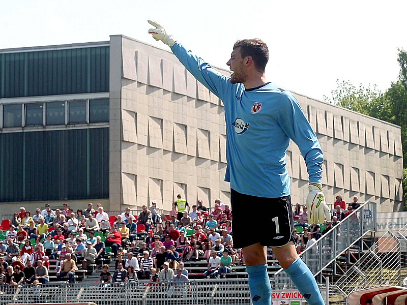 H&#252;tet ab kommender Saison das Tor von Babelsberg: Marvin Gladrow.