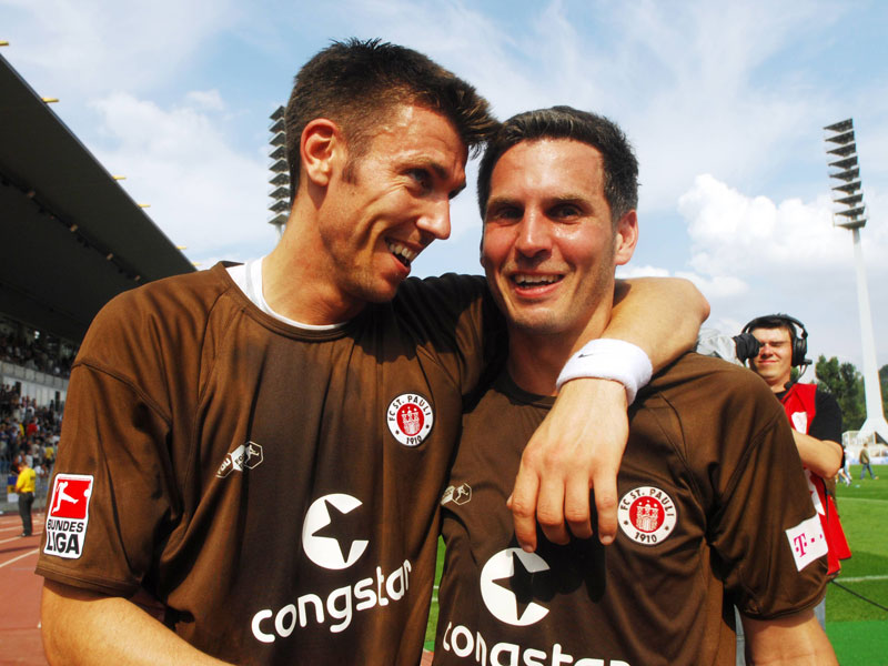 Bestritten als Spieler gemeinsam viele Spiele f&#252;r St. Pauli: Fabian Boll (l.) unterst&#252;tzt Thomas Meggle fortan bei der U 23.