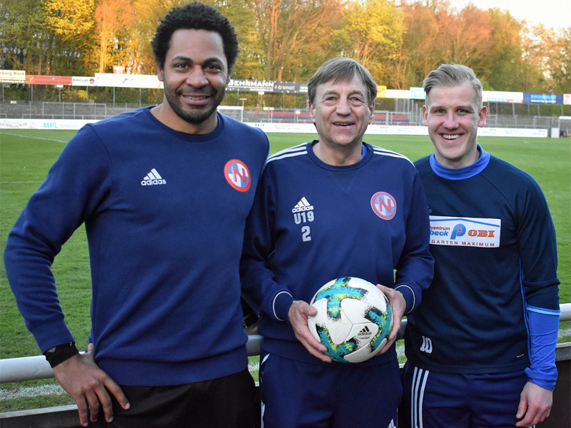 Neues Trainertrio: Olufemi Smith (von links), Jens Martens und Jan-Philipp Rose.