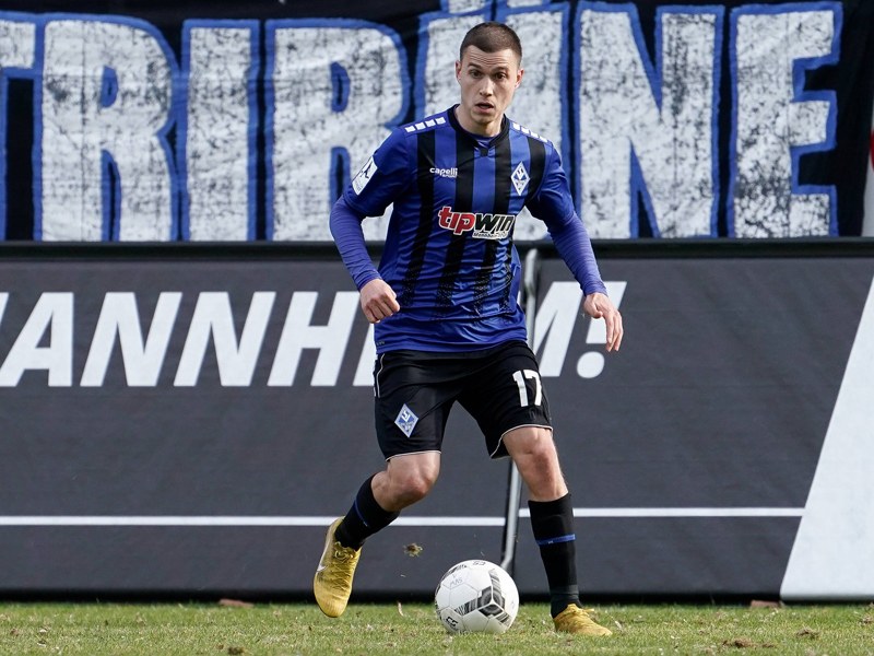 Geht mit Mannheim in die 3. Liga: Gianluca Korte.
