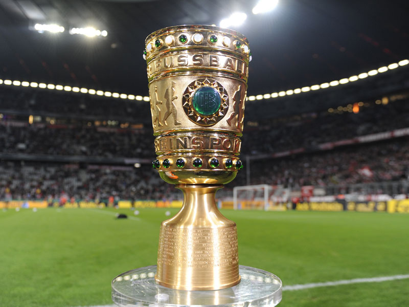 Das Objekt der Begierde: der DFB Pokal.