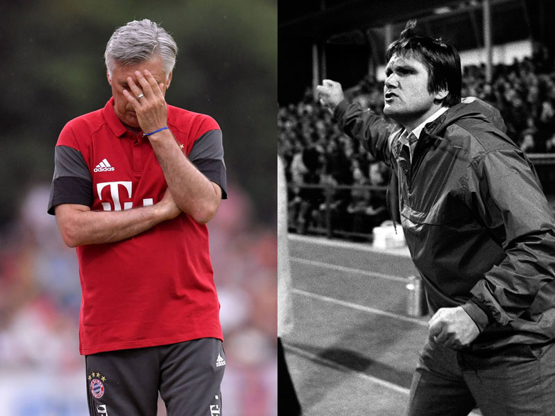 &quot;Wir h&#228;tten auch 0:10 verlieren k&#246;nnen&quot;: Carlo Ancelotti heute - und der damalige Jena-Trainer Hans Meyer.