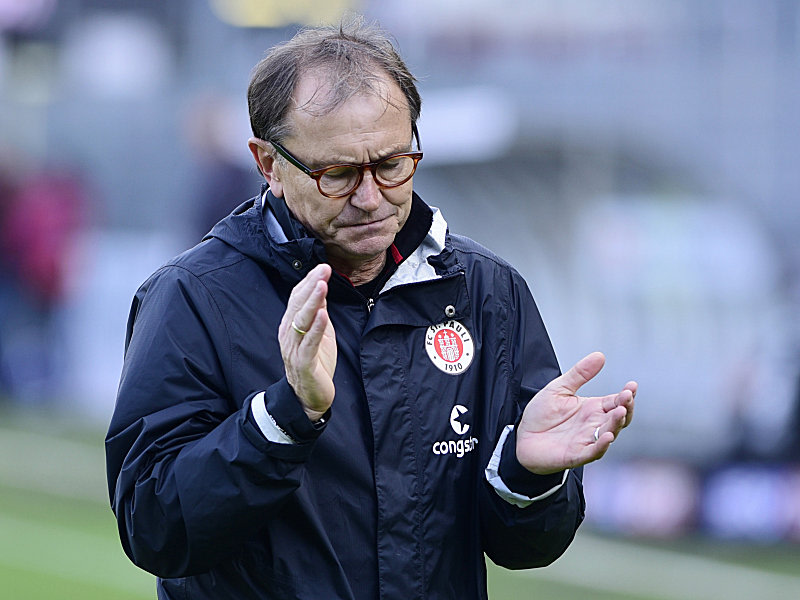 Konnte mit dem Einsatz seines Teams zufrieden sein: St.-Pauli-Coach Ewald Lienen.