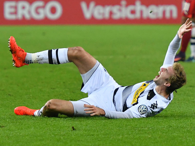 Zur Sicherheit ausgewechselt: Christoph Kramer beim Gladbacher Pokalspiel gegen Stuttgart.