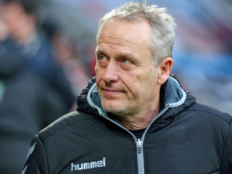 Warnt vor Bremens Standards: Freiburgs Coach Christian Streich. 