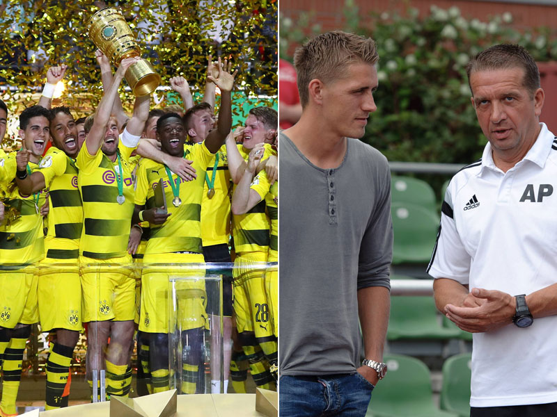 Der BVB will den Titel im DFB-Pokal verteidigen - und Andreas Petersen seinen Sohn Nils &#228;rgern.