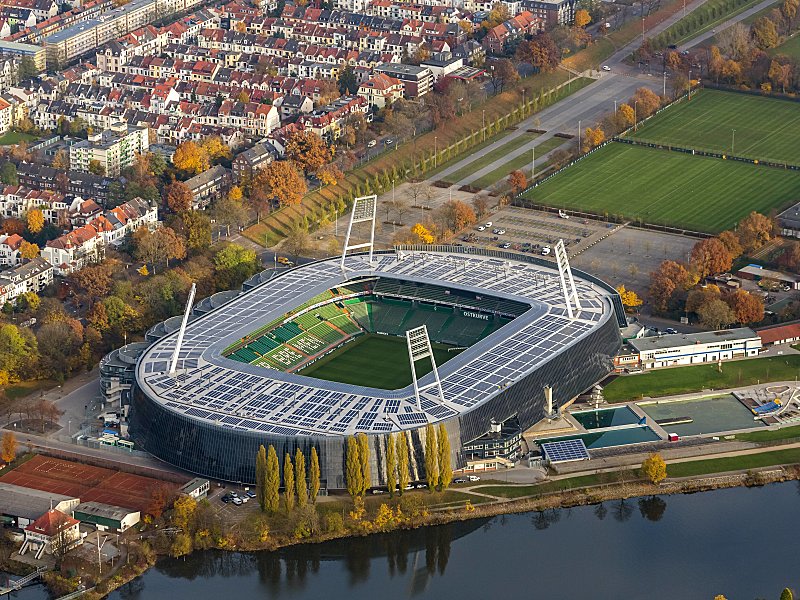 Schauplatz im Kampf um ein Ticket f&#252;r Berlin: das Bremer Weser-Stadion.