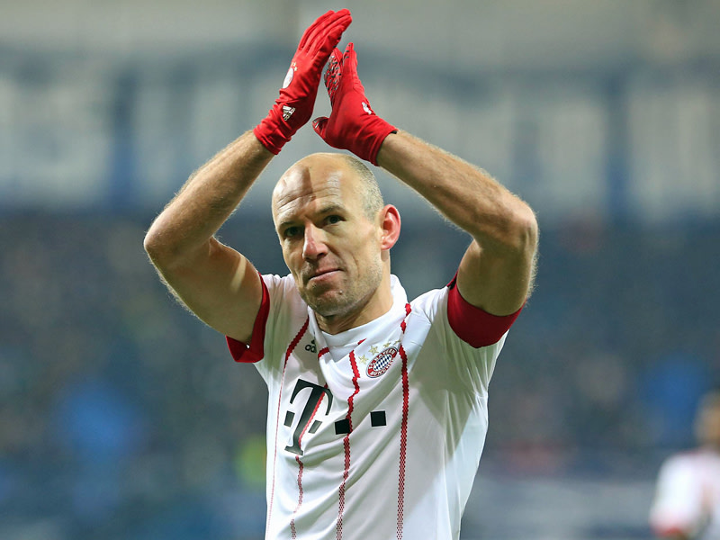 Traf in den Schlussminuten zweimal: Bayerns Arjen Robben.