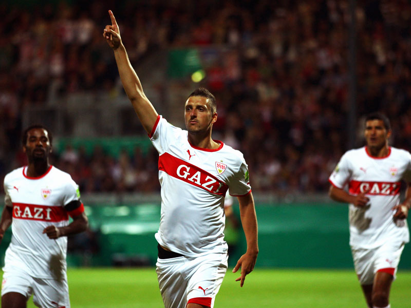 Ich war&apos;s! Zdravko Kuzmanovic besorgte dem VfB Stuttgart das Zweitrunden-Ticket.
