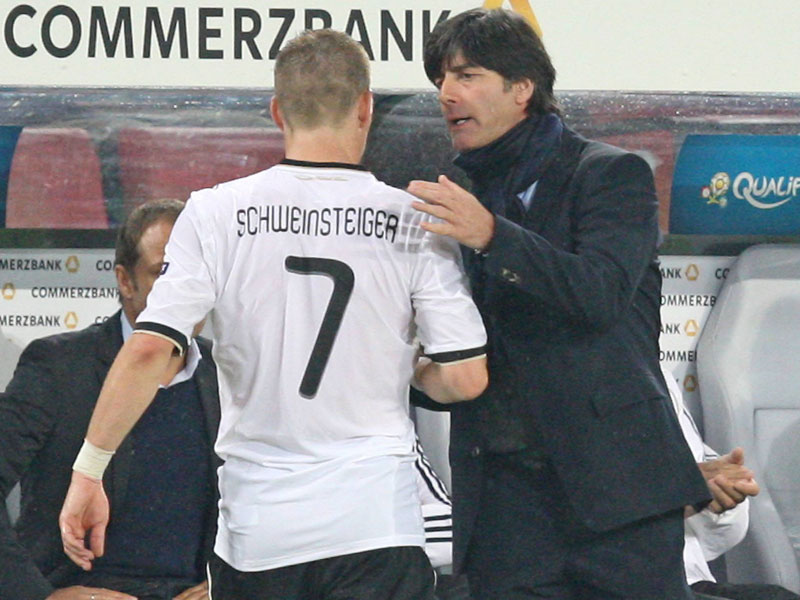 Kann dem DFB-Team nicht helfen: Bastian Schweinsteiger steht Joachim L&#246;w in den L&#228;nderspielen nicht zur Verf&#252;gung.