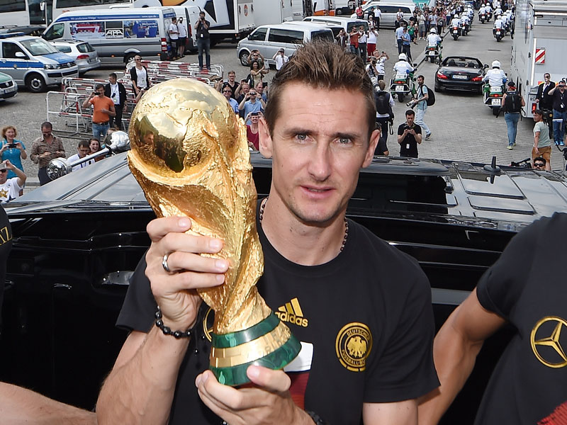 Miroslav Klose tritt als Weltmeister ab.